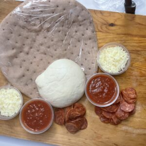 Cup ‘n Char Pepperoni Pizza Kit  w/ Gluten Crust